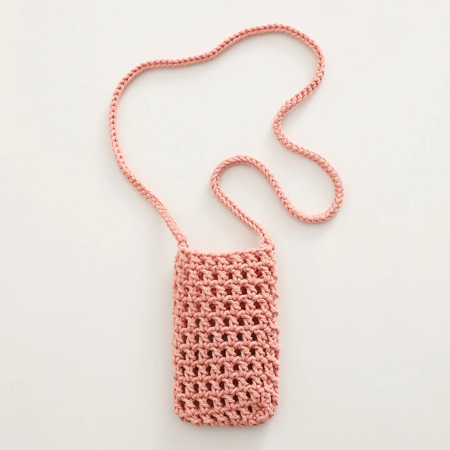 New Hollow Knitting Phone Bag For Women Colorful Hand Woven Shoulder Crossbody Bag Simple Travel Beach Handbag Small Purse Pouch 14