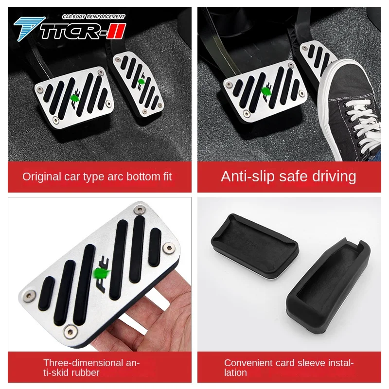 Auto Car Pedal for Honda Fit GK5 2014 2015 Gas Brake Clutch Accelerator Pedal Cover Accessories