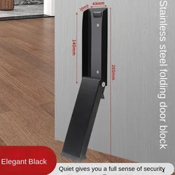 Durable Metal Windproof Door Stopper & Anti - Collision Gap Blocker (B)