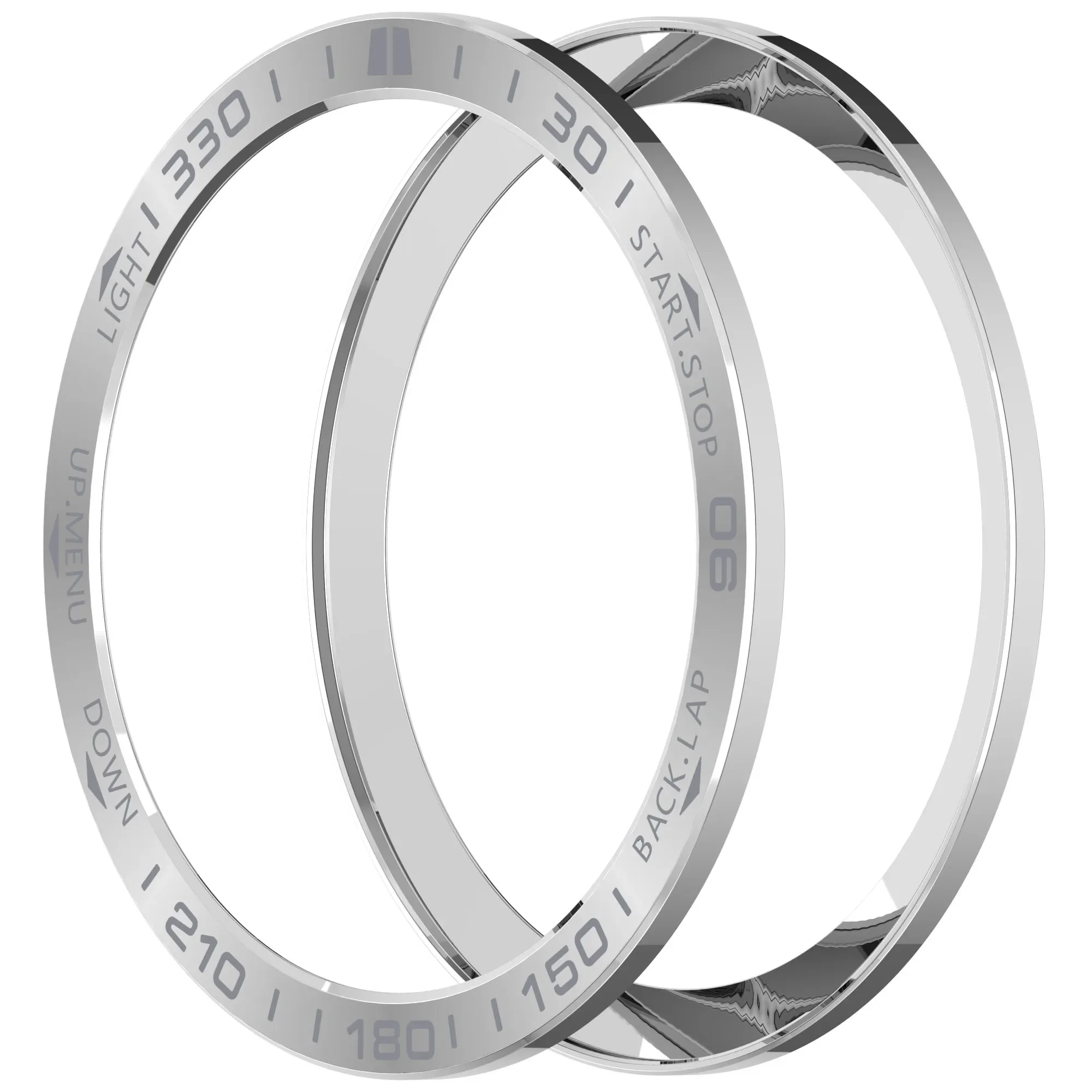 Advanced Metal Bezel Ring with Scale Frame and Protective Bumper Film