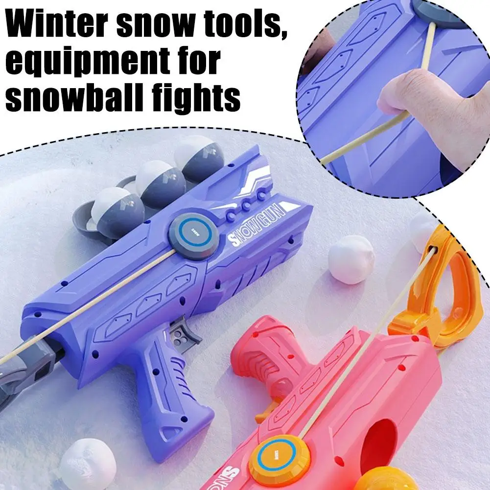 Christmas Children's Gift-snowball Clamp Duck Artifact Winter Snow Play Tools Snowball Fight Equipment Toys 32cm Snowball Launch 4