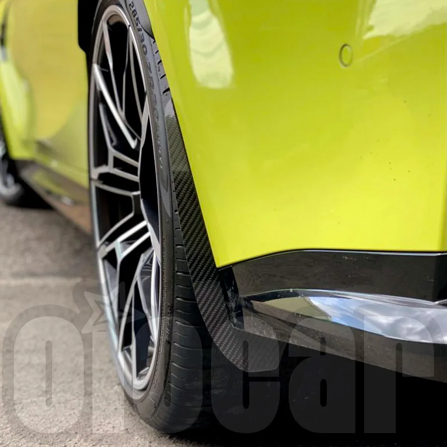 oiomotors 드라이 카본 파이버 앞뒤 스플래시 가드 아치 가드 머드 플랩 키트 (BMW G80 G81 M3 G82 G83 M4 용)