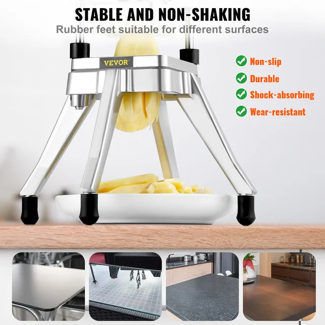 VEVOR Commercial Vegetable Fruit Dicer Cutter Potato Slicer 5
