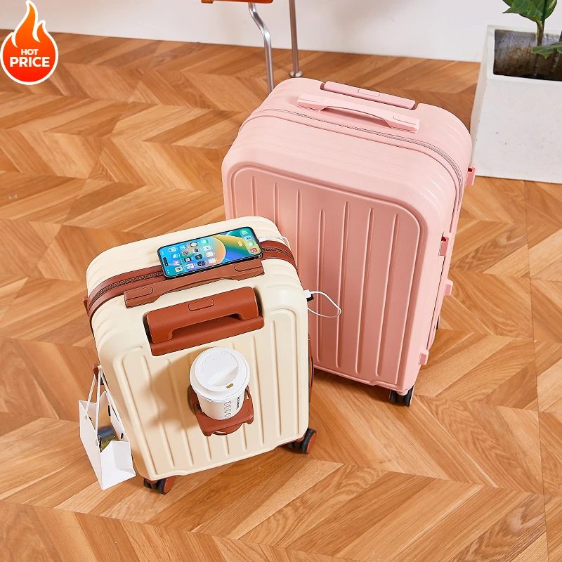 Aluminium Magnesium Koffer Mit Becherhalter Und Spinner Rollen_voghion.com