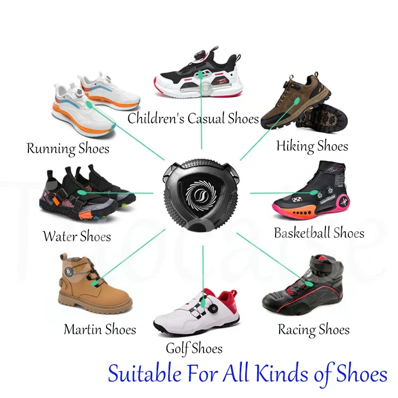 2Pcs Metal Wire Swivel Automatic Buckle Rope Sneaker ShoeLaces Kids/Adult  No Tie Shoe Laces Quick Lock Shoestring for Sport Shoe - AliExpress