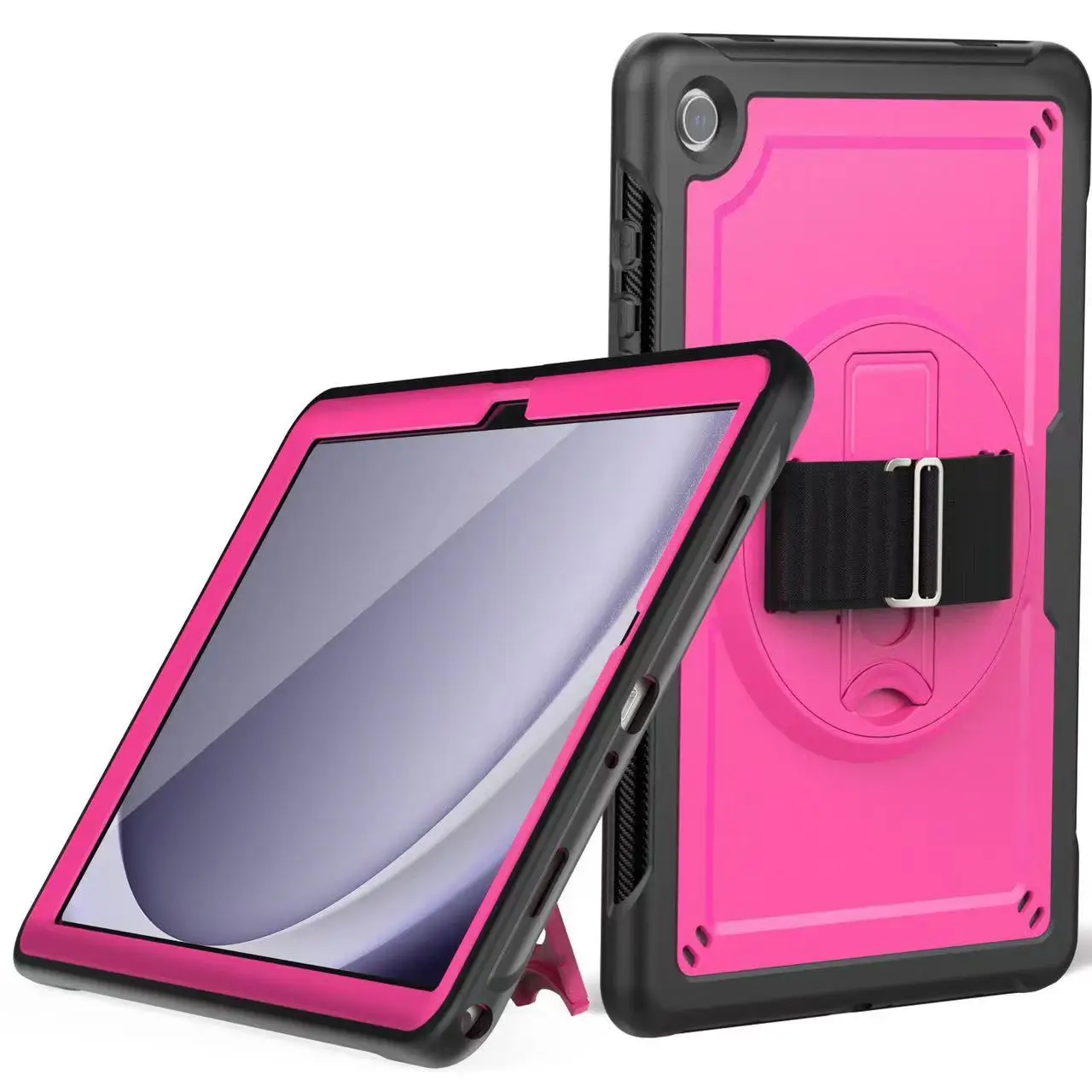 Ultimate Rugged Armor Case with 360° Swivel Stand for 11-inch Tablets - 2023 Edition