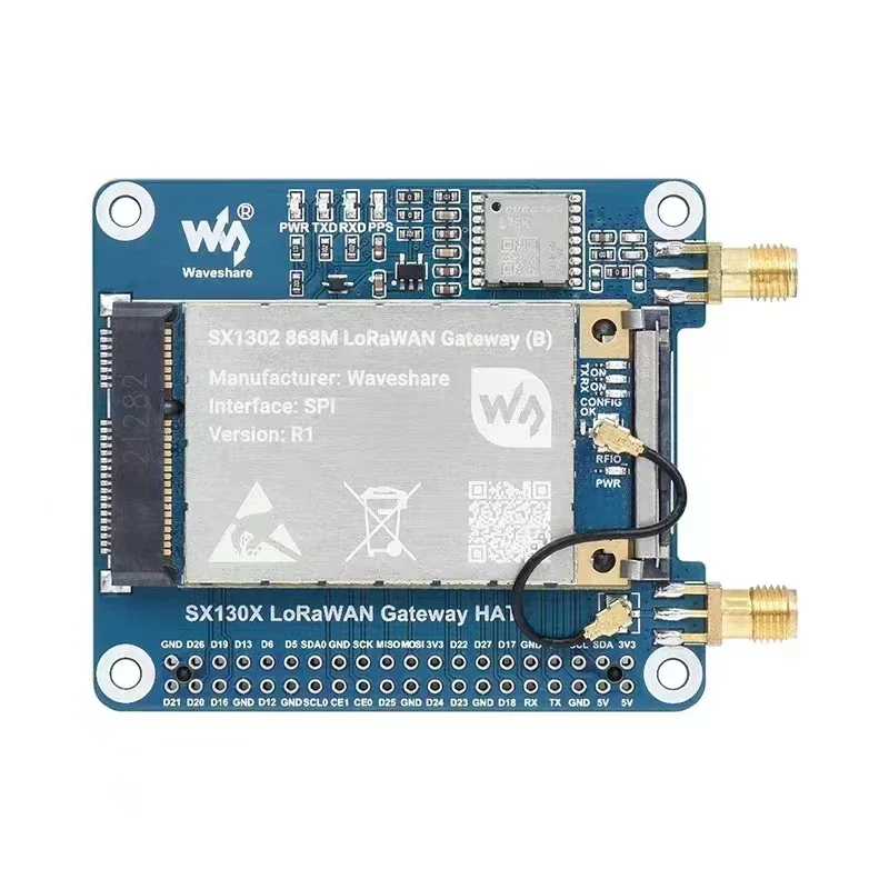Рисунок 6 - Raspberry Pi LoRaWAN Module SX1302