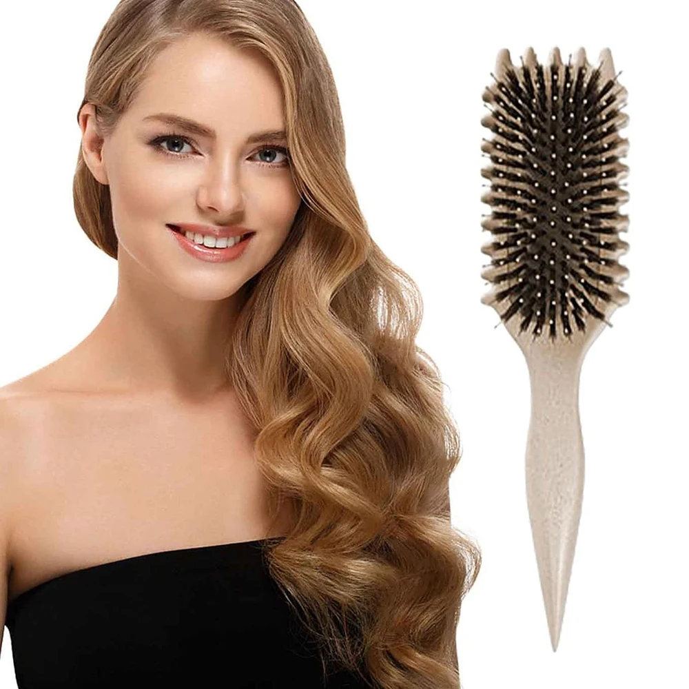 Professional Bounces Curling Define Styling Brush Women Styling Tool Washable Soft Tooth Massage Combs For Curly Hair Styling 5