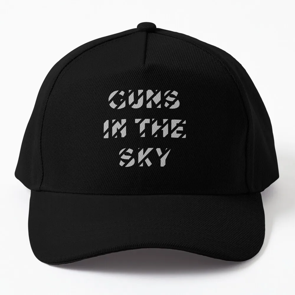 

Guns In The Sky, silver Baseball Cap Hats Baseball Cap Snap Back Hat Beach Outing Woman Hats Men'S