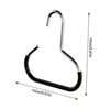 Circle Ring Hat Storage Hook Non-slip Dip Plastic Non-marking Scarf Towel Tie Hanging Rack Display Racks Wardrobe Storage Tools 6