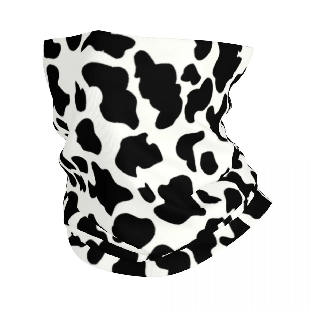 

Cow Print Bandana Neck Gaiter Windproof Face Scarf Cover Men Women Cattle Farm Farmer Headband Tube Balaclava