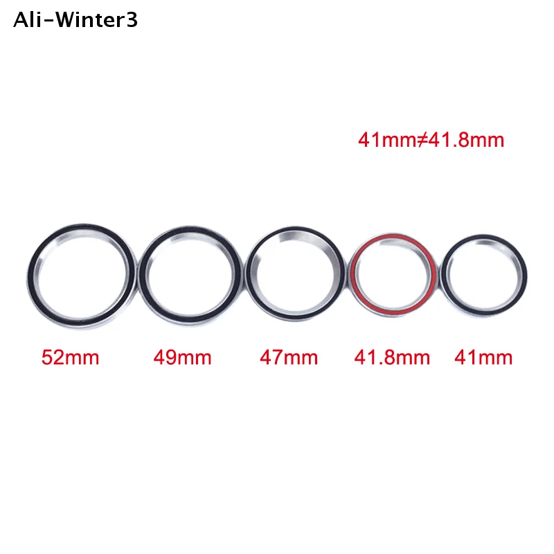 (YY)1개 자전거 헤드셋 스틸 베어링 41 41.8 47 49 52mm 28.6 44mm30m..