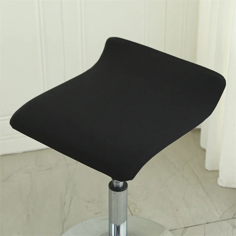 Cashier Chair Cover Seat Rotating Lifting Bench Cashier Bar Hotel Stool Cover Elastic Square Chair Office Swivel Chair Cover 5