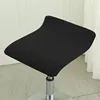 Cashier Chair Cover Seat Rotating Lifting Bench Cashier Bar Hotel Stool Cover Elastic Square Chair Office Swivel Chair Cover 5