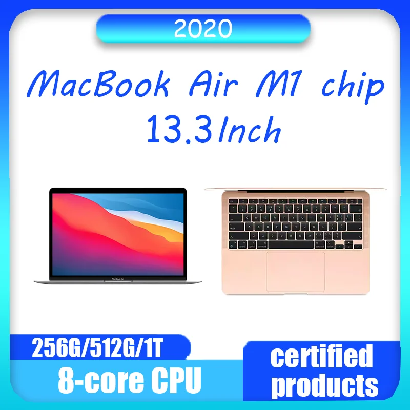 2020 MacBook Air M1 Laptop 13.3-inch 8-core CPU 8G/16 RAM