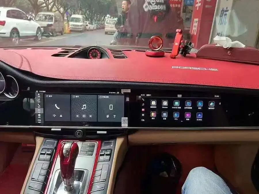 Carplay For Porsche Panamera 970 Upgraded Interactive Dual Screen 12.3 Inch + 11