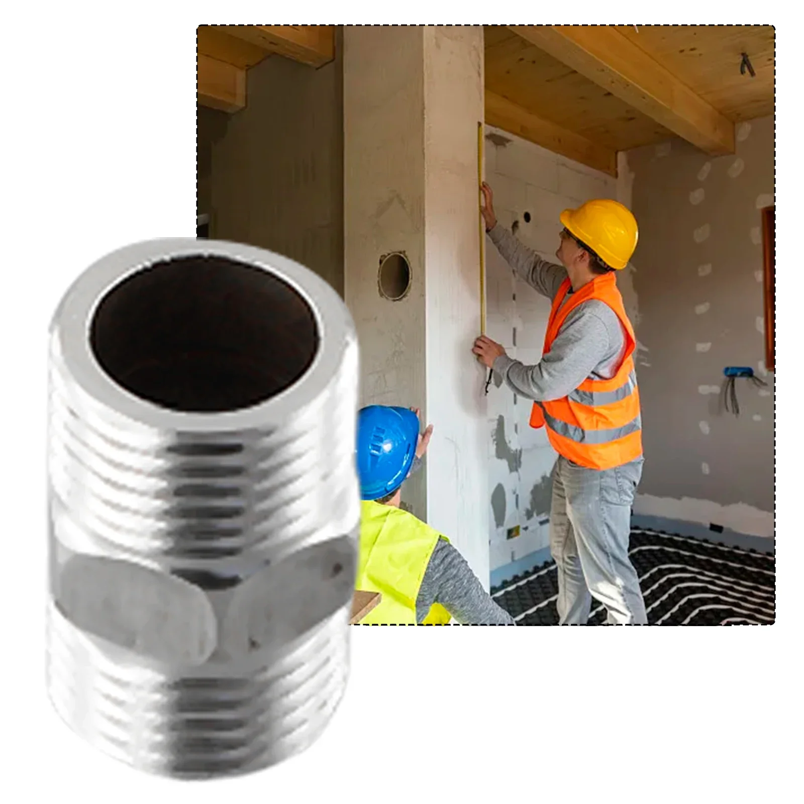 

Extension Pipe Shower Hose Kitchen Stainless Steel 1/2inch Adapter Bathroom Accessories RVs Bathtubs Home Improvement