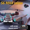 New Hot Sell S6 Drone Profesional 8k 4K HD Camera Optical Flow 5G Control Screen Obstacle Avoidance Quadcopter APRON Kids Gift