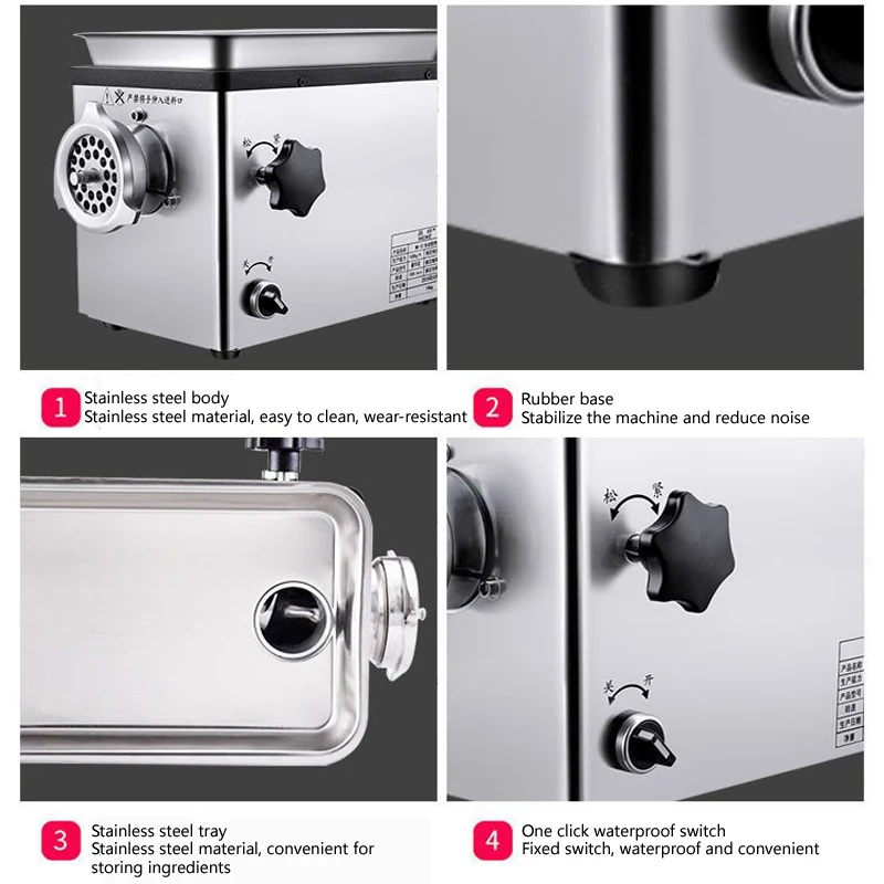 Multifunction Meat Mincer Home Use Electric Small Size Bone Mill Machine Chicken Fish Meat Grinder Crusher Machine 6