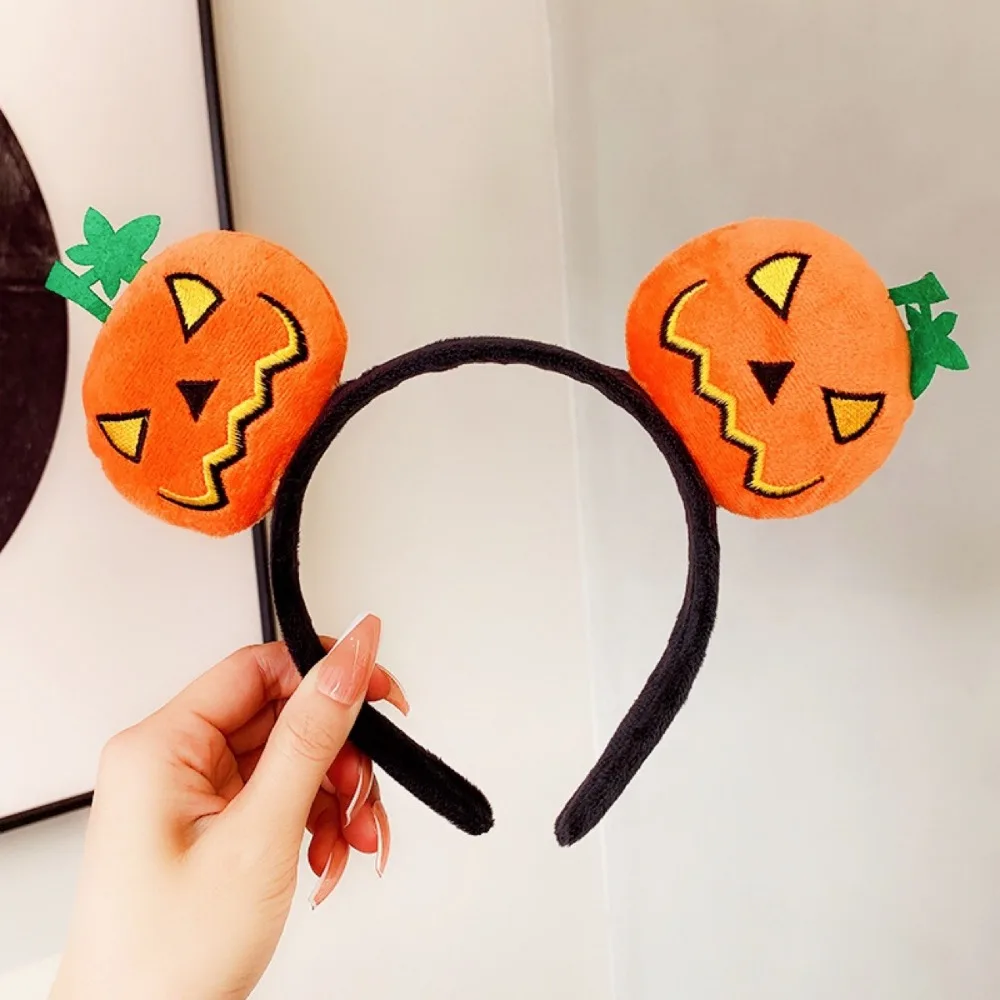 Cartoon Doll Hair Accessories Halloween Christmas Costume Demon Pumpkin Headband and Weird Headband Hair Accessories for Girls