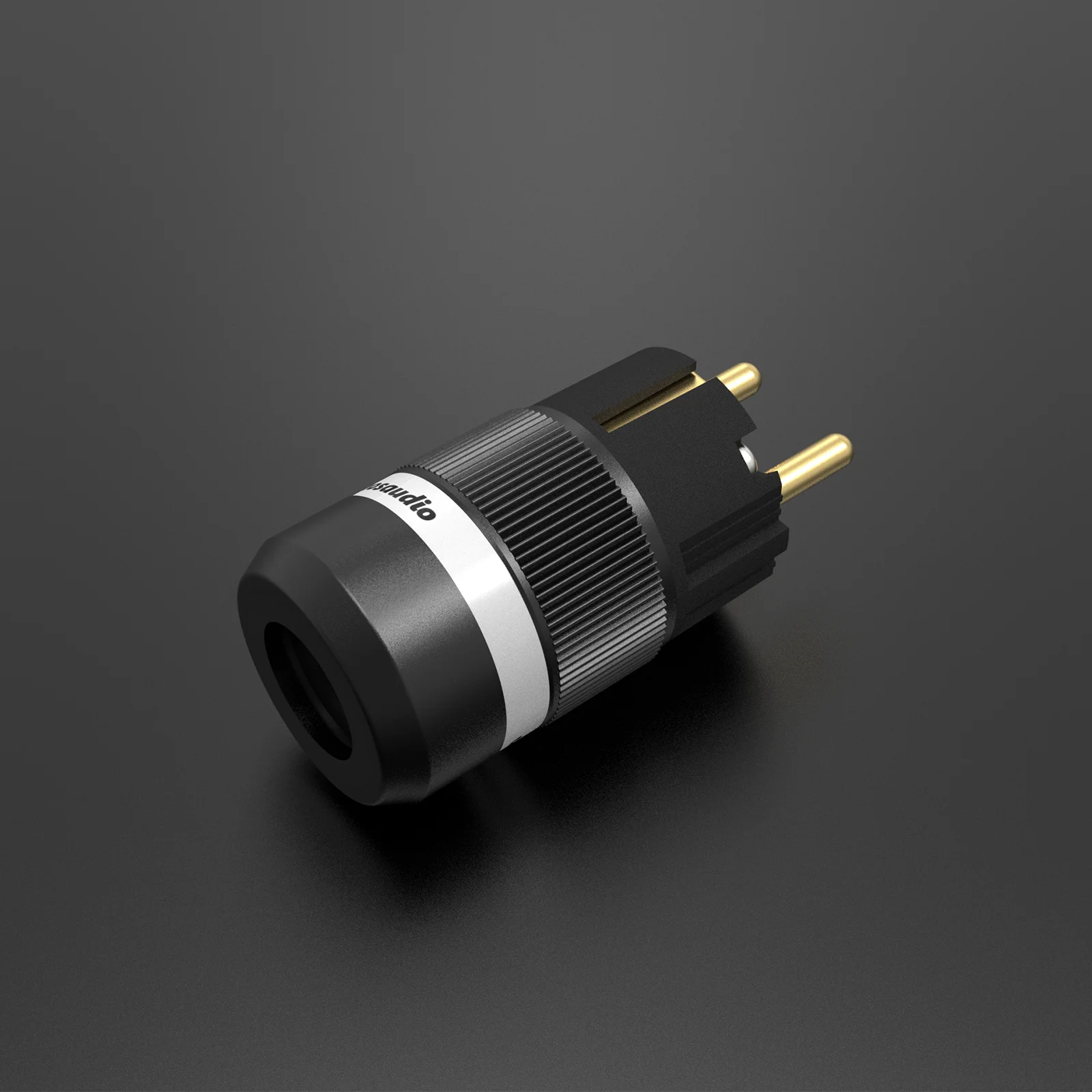 Monosaudio E100G/F100G 24K Vergoldeter Reinkupfer Hifi-Netzstecker Schuko-Stecker + IEC-Buchsenanschluss – Detail 7
