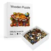 Wooden Puzzle for Adults, Cat Wooden Jigsaw Puzzles for Adults, Unique Animal Shape Wood Cut Puzzles for Family Friend Puzzle 3
