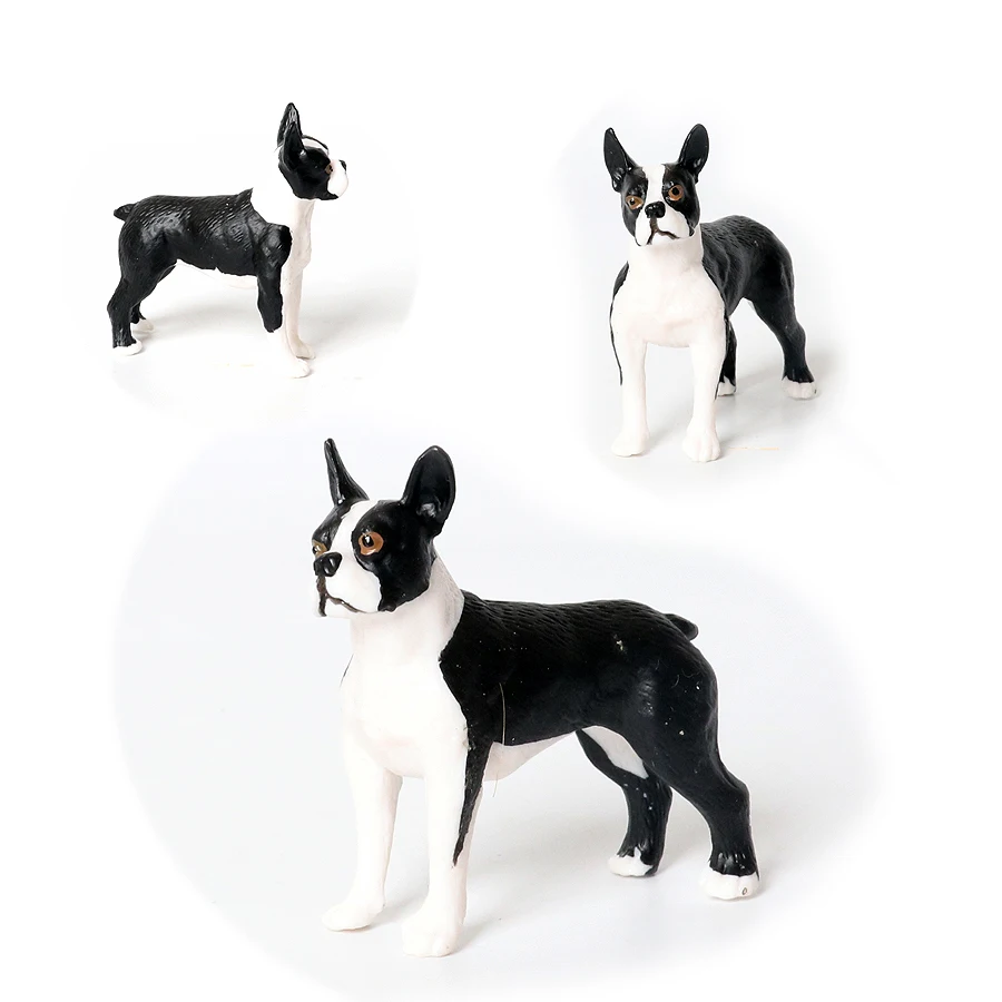 Realistic Mini Dog Figurine Playset - Adorable Puppy Figures for Cake Toppers and Gifts