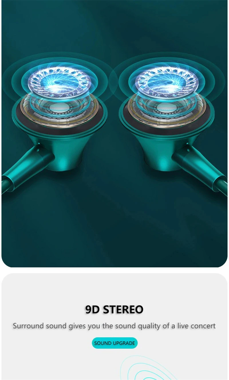 Auriculares in-ear con cable cancelación ruido y micrófono bajo_voghion.com