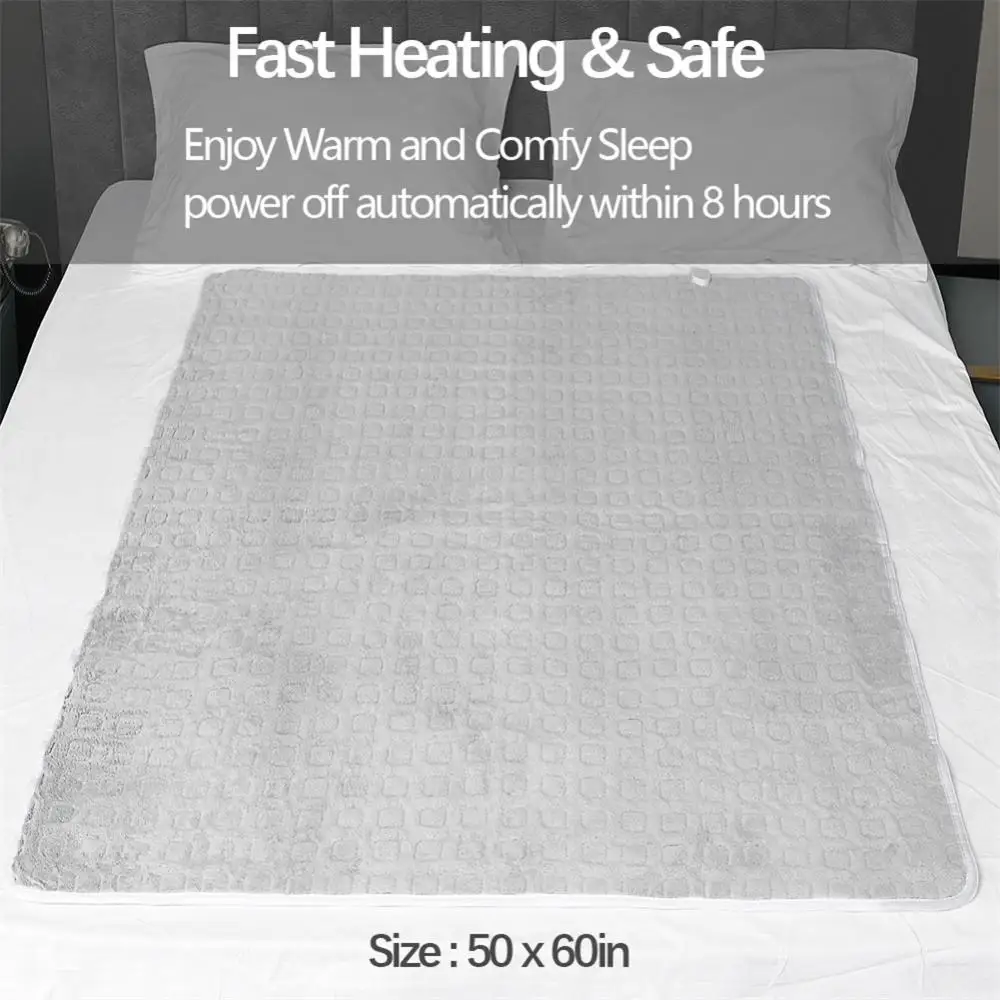 EU/US Electric Blanket Heater Bed Sofa Heated Blanket Mattress Thermostat Electric  Heating Blanket Winter Body Warmer Blanket - AliExpress