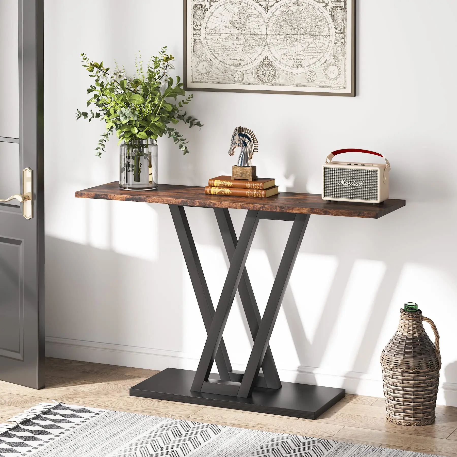 Tribesigns Console Tables Industrial Entryway Hallway Table