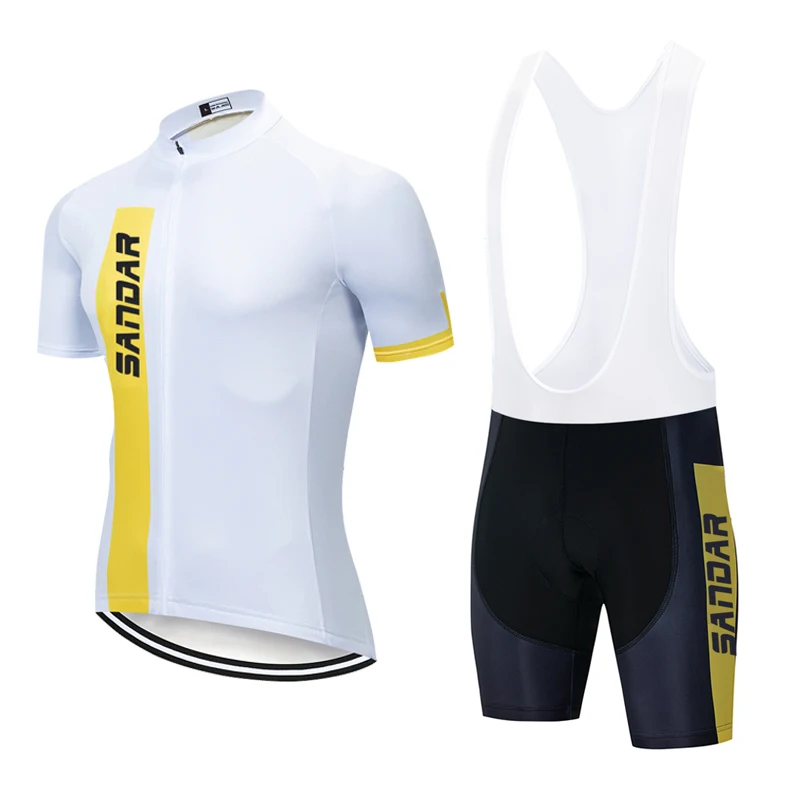 SANDAR Cycling Clothes for Men Mtb Shirt Men's Cycling T-shirt Mountain Bikes Kit Bike Jersey Shorts cycling clothing men
