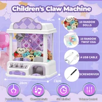 Claw Machine for Kids,Electronic Arcade Game Machine with Music,Mini Vending Machine Boys Birthday Toys Gifts Age 3+ Years 2