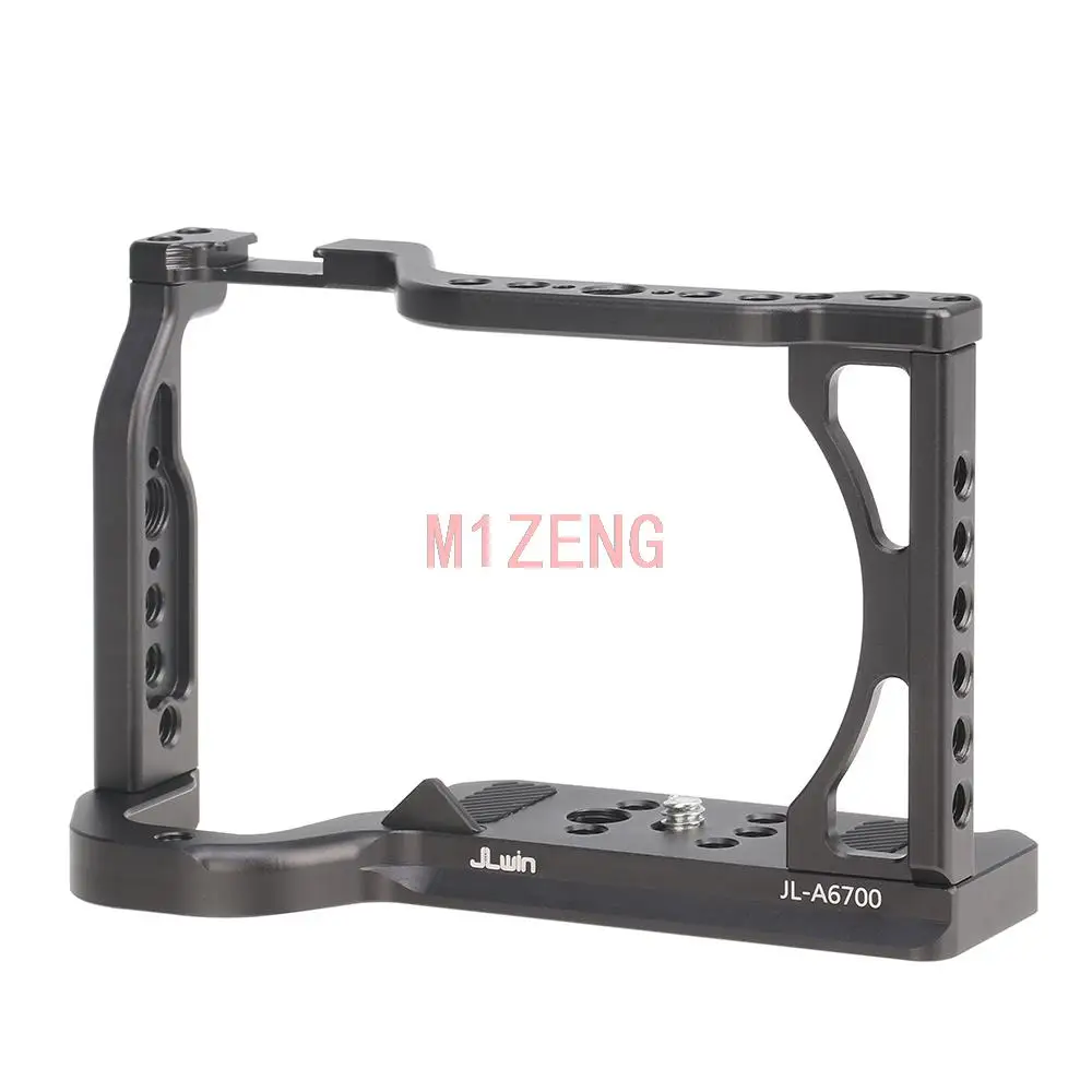 quick release Rabbit cage Rig Handle Film Arm support bracket Stabilizer for SONY A6700 camera video led microphone tripod