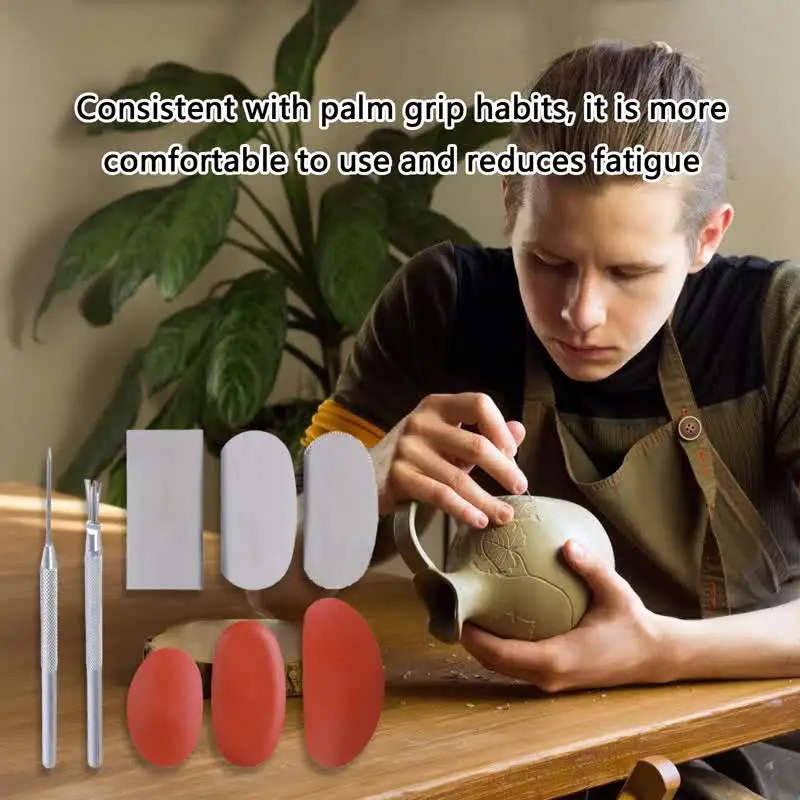 E15A Complete 8peecting Sculpting Carving Pottery Tool набор подходит для подробного глиняного пирога.
