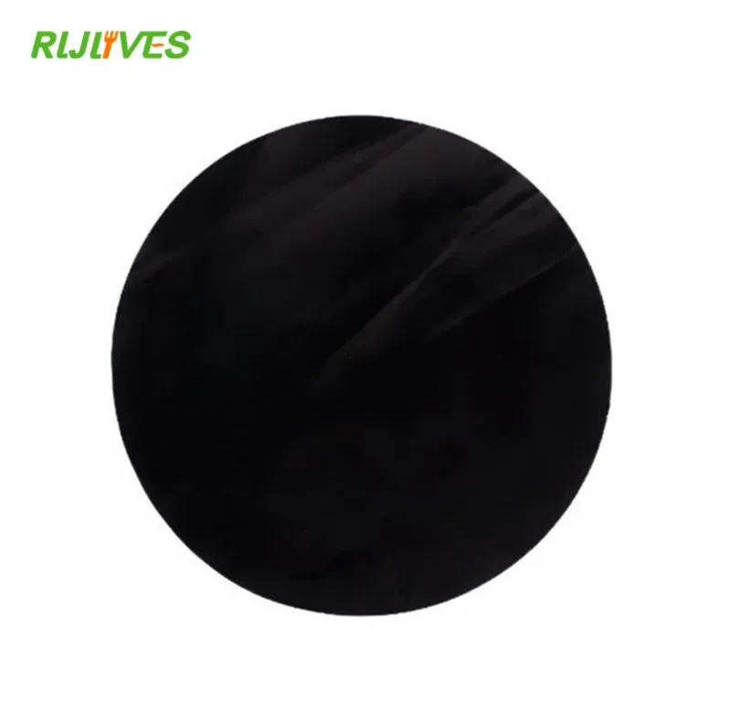 Round Non-stick Mat Pan Fry Liner Sheet 2Pcs Kitchen BBQ Baking Mats