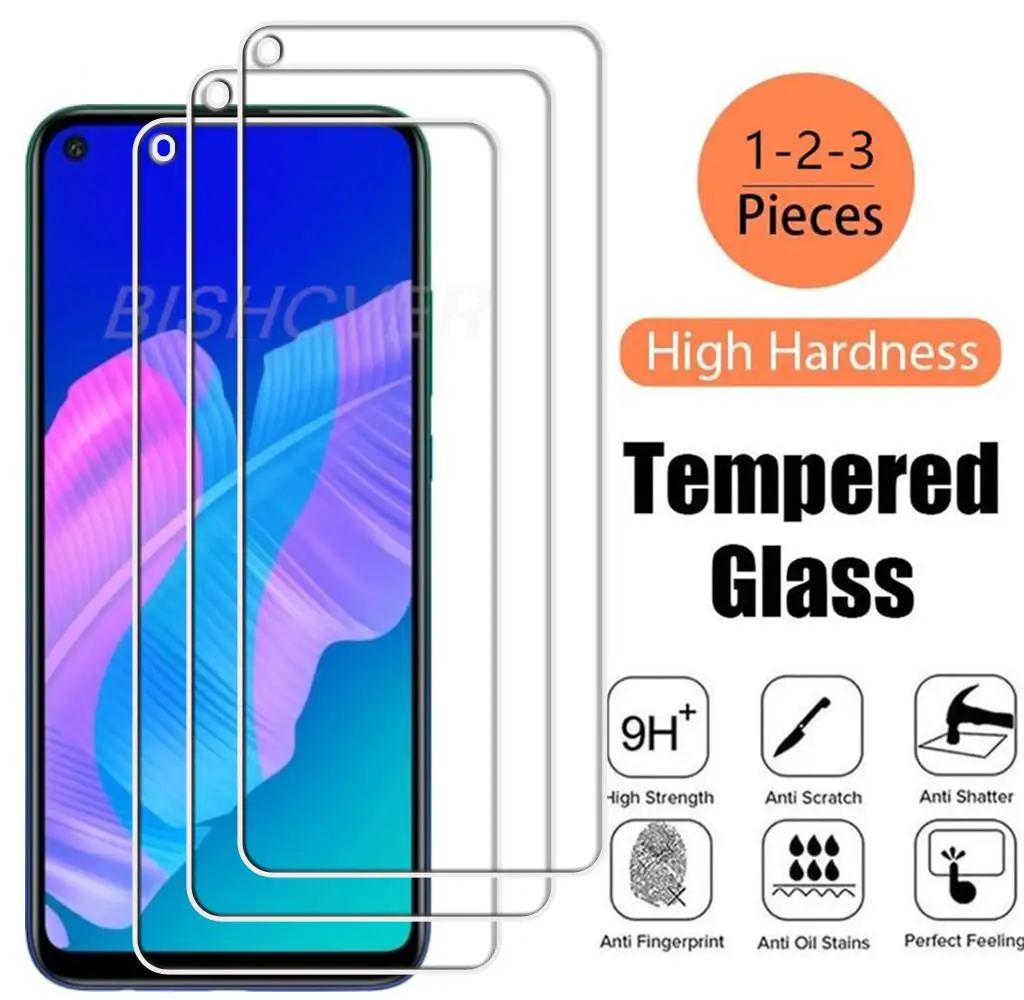 Закаленное стекло для Huawei P40 Lite E диагональю 6,39 дюйма, искусственное, искусственное, Защитная пленка для экрана телефона, защитная пленка
