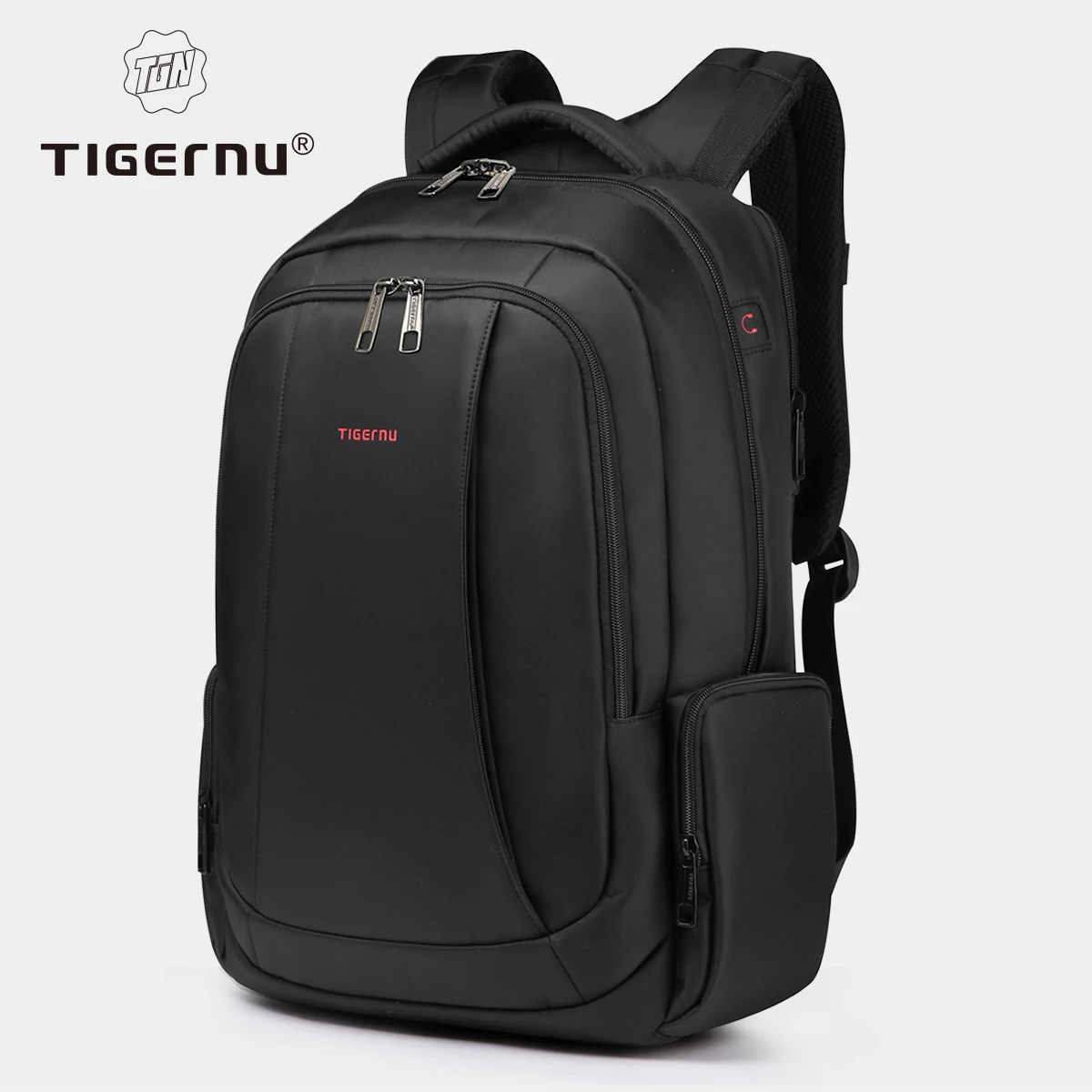 Мужской рюкзак TIGERNU T-B3143 для ноутбука 15,6 дюйма, защита от кражи, школьный дорожный рюкзак