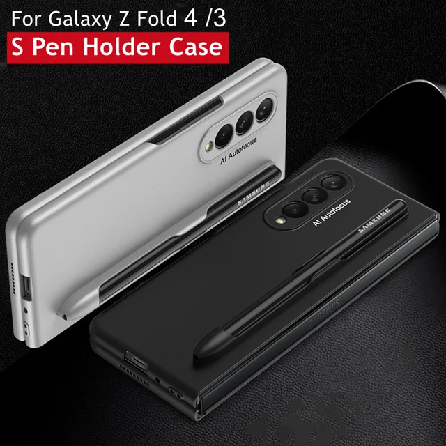 SHIEID Samsung Z Fold 4 Case, Galaxy Z Fold 4 Case Ultra-Thin Tempered  Glass Phone Case Protective Cover for Samsung Galaxy Z Fold 4 Fashion