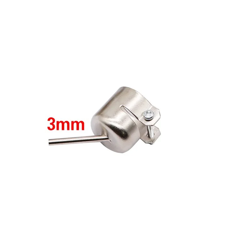 Curved Angle Nozzle Stainless Steel For Soldering Rework Station 5 Degree Nozzle Sleeve Hot Air Station Nozzles