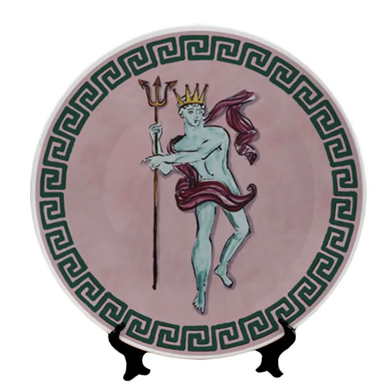 Wall Decoration Plate Wall Plate Hanger Italian Ginori 1735 Poseidon Tour Ceramic Plate