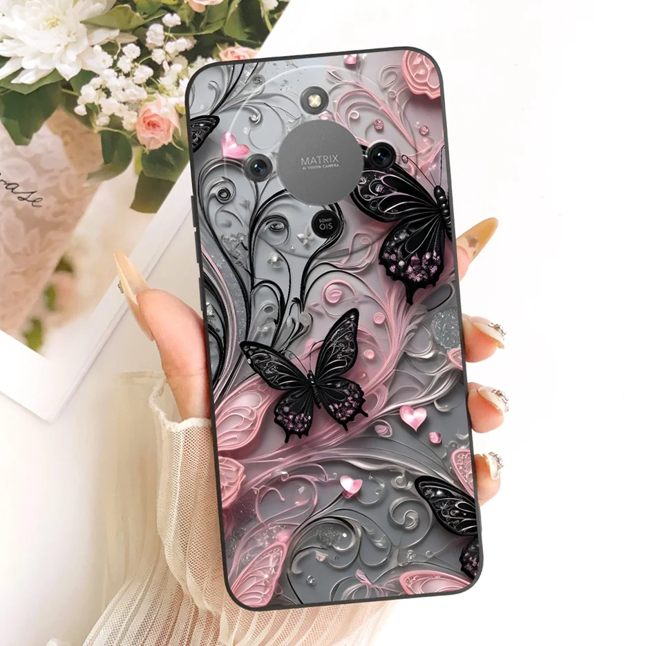 Cool Cat Painted Soft Silicone Case - Stylish Protection