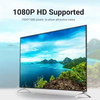 สาย VGA Vention 3+6 1.5ม. 2ม. 3ม. 5ม. 20ม. สายถักป้องกันสัญญาณรบกวน VGA to VGA สำหรับ HDTV พีซี แล็ปท็อป กล่องทีวี โปรเจคเตอร์ จอภาพ 4