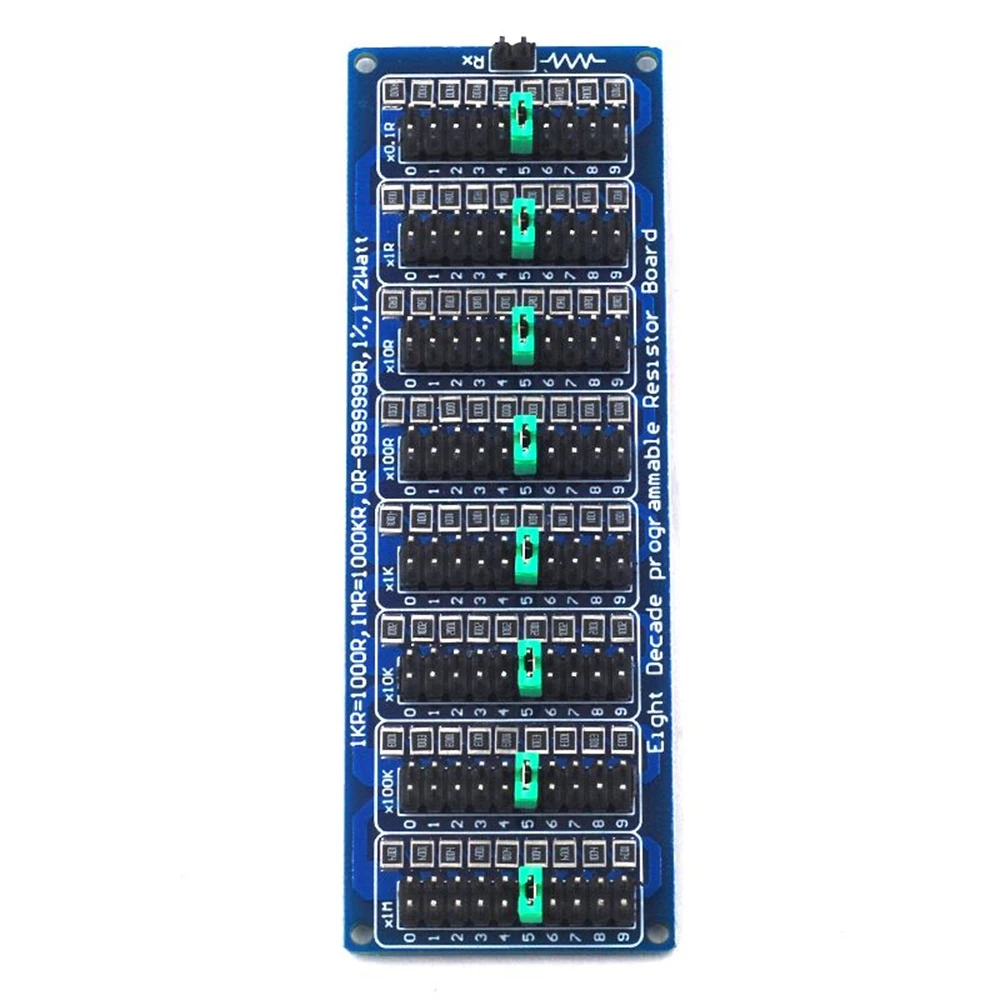 Scheda Resistore Programmabile 0,1Ω - 9.999.999Ω – Passo 0,1Ω, Tolleranza 1%, 1/2W Per Progetti Elettronici - 2