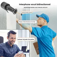Caméra de visionneuse de porte WiFi 3MP HD 2.4G/5G, œil de porte vidéo avec détection de mouvement et audio bidirectionnel, Tuya Smart Life pour la sécurité à domicile 2