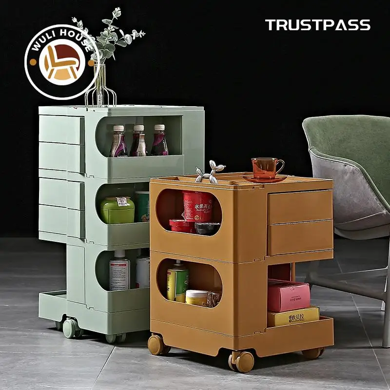 360 Rotating Storage Cabinet Ins Mobile Minimalist Small Unit Household Dormitory Bedroom Storage Bedside Table fabric drawers cabinet plastic storage cabinet nightstands set