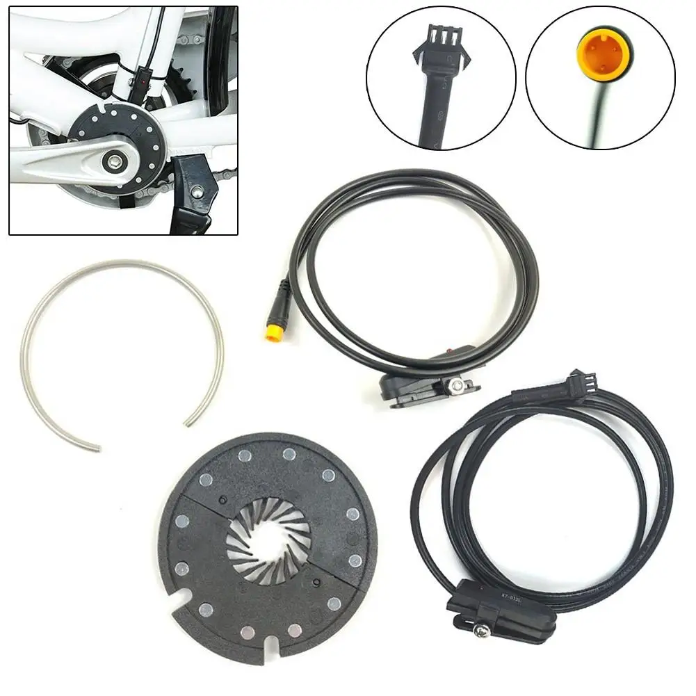 

D12 Electric Bicycle Split Pas Pedal Assist Sensor With Led Indicator Electric Bike Accessories