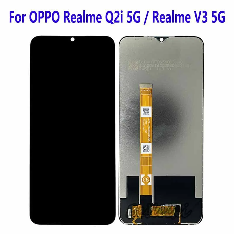 

For Realme Q2i RMX2201 LCD Display Touch Screen Digitizer Assembly For Realme V3 RMX2200
