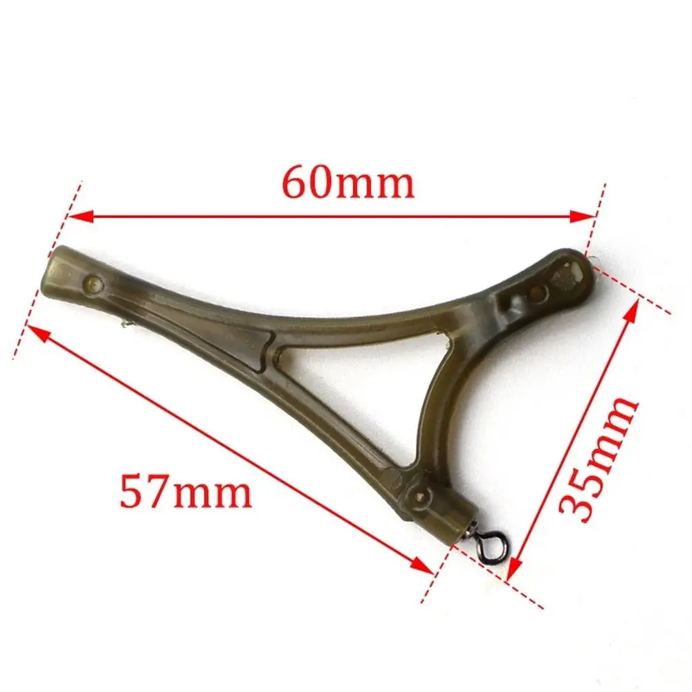 10PCS Europäischen Stil Karpfen Angeln Tackle Anti Verwicklung System Für Methode Feeder Käfig Karpfen Rigs Seite Biegungen Schwenk Fisch zubehör – Detail 1
