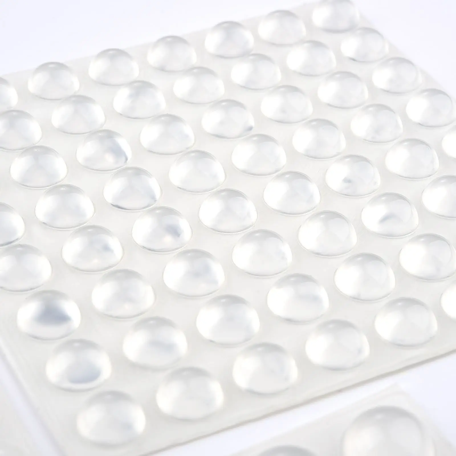 Silicone Furniture Pads Rubber Furniture Pads Door Stickers Silicone Door Stickers 36/64/100Pcs Door Sticker Paste Silicone Cushion Cabinet Silencer Rubber Mat Furniture Anti-Collision Anti-Skid Rubber Particle