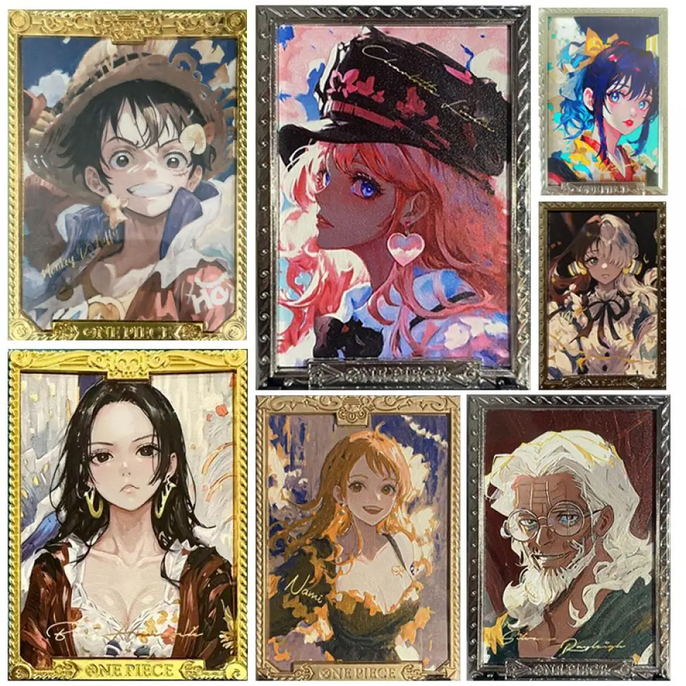 Anime One Piece Monkey D Rufy Edward Newgate Kaidou Trafalgar D Water Law Collection Card Giocattoli Per Bambini Scheda Di Gioco Da Tavolo